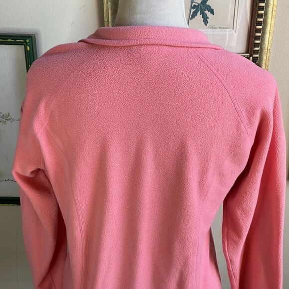 L.L. Bean Pink 1/4 Zip Lightweight Pullover Fleece Top (Size: Small) - Picture 13 of 16